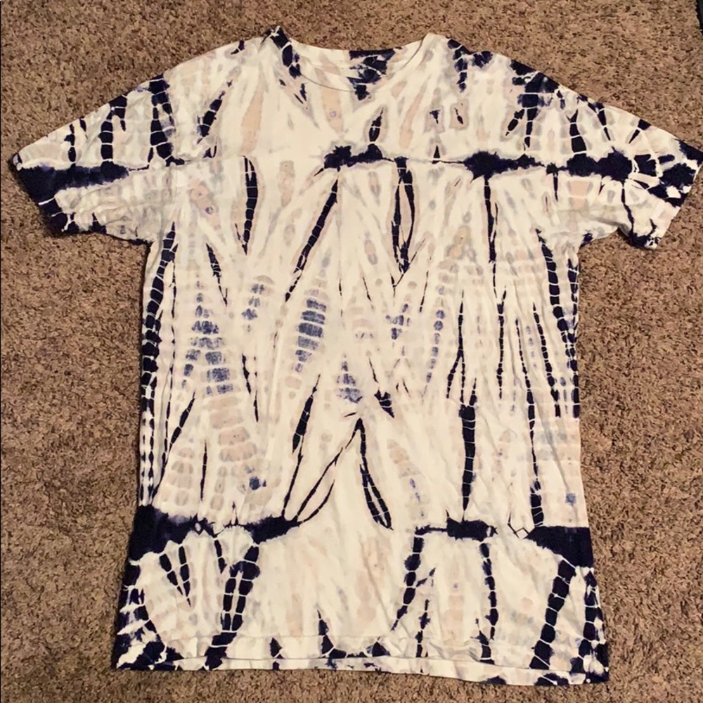 Large tie die shirt